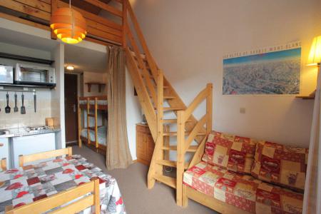 Ski verhuur Studio mezzanine 4 personen (B63) - Résidence Plein Soleil - La Toussuire - Woonkamer