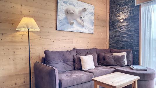 Ski verhuur Appartement 3 kamers 6 personen (10) - Résidence Toussuire - La Toussuire - Woonkamer