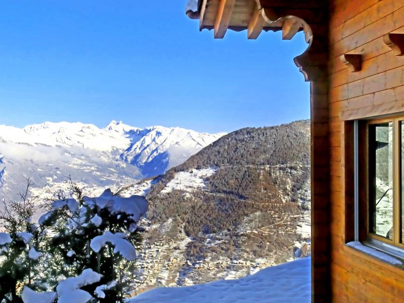 Vacances en montagne Chalet Alpina P12 - La Tzoumaz - Extérieur hiver