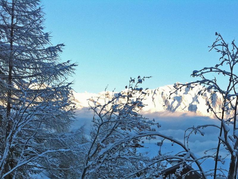 Аренда на лыжном курорте Chalet Harmonie - La Tzoumaz - зимой под открытым небом
