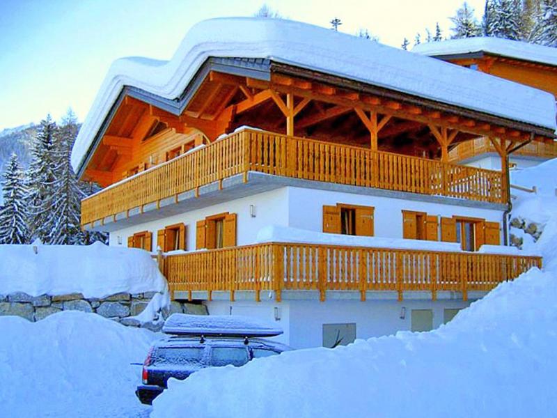 Location au ski Chalet Maria - La Tzoumaz - Extérieur hiver