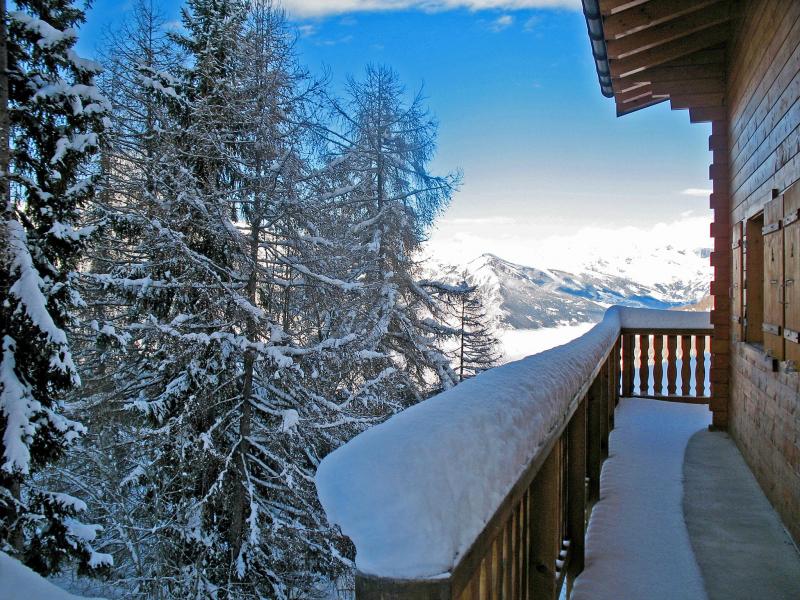 Location au ski Chalet Michelle - La Tzoumaz - Extérieur hiver