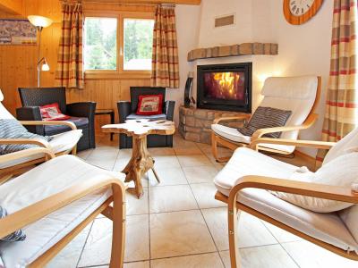 Rent in ski resort Chalet Charmille - La Tzoumaz - Living area