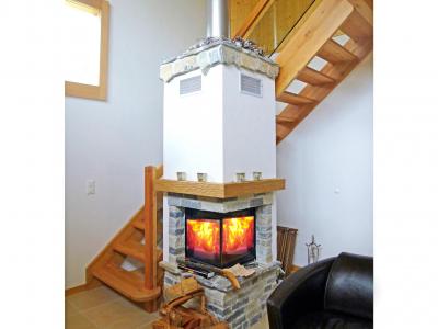 Rent in ski resort Chalet Chaud - La Tzoumaz - Fireplace