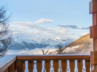 Ski verhuur Chalet Harmonie - La Tzoumaz - Terras