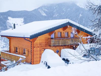 Vacances en montagne Chalet Michelle - La Tzoumaz - Extérieur hiver