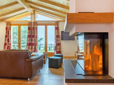 Rent in ski resort Chalet Pierina - La Tzoumaz - Fireplace