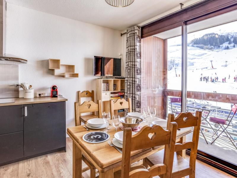 Rent in ski resort 1 room apartment 4 people (2) - Apollo - Le Corbier - Living room