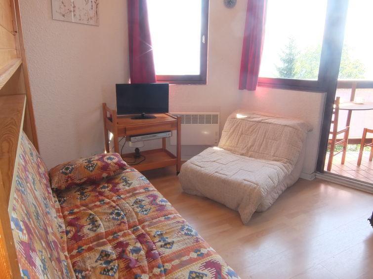 Skiverleih 1-Zimmer-Appartment für 2 Personen (5) - Ariane - Le Corbier - Wohnzimmer