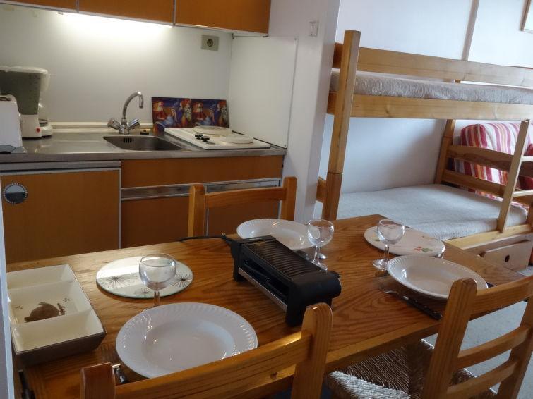 Rent in ski resort 1 room apartment 4 people (7) - Cosmos - Le Corbier - Living room