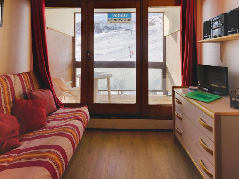 Ski verhuur Appartement 1 kamers 4 personen (7) - Cosmos - Le Corbier - Woonkamer