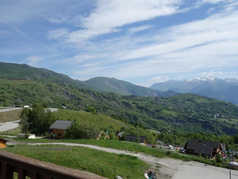 Rent in ski resort 2 room apartment 4 people (7) - Les Alpages du Corbier - Le Corbier - Terrace