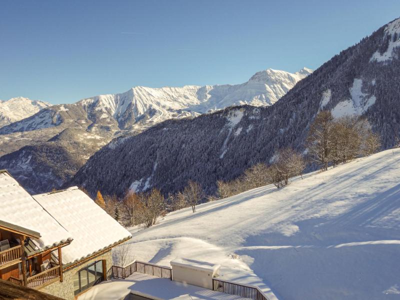 Skiverleih 4-Zimmer-Appartment für 8 Personen (10) - Les Alpages du Corbier - Le Corbier - Draußen im Winter