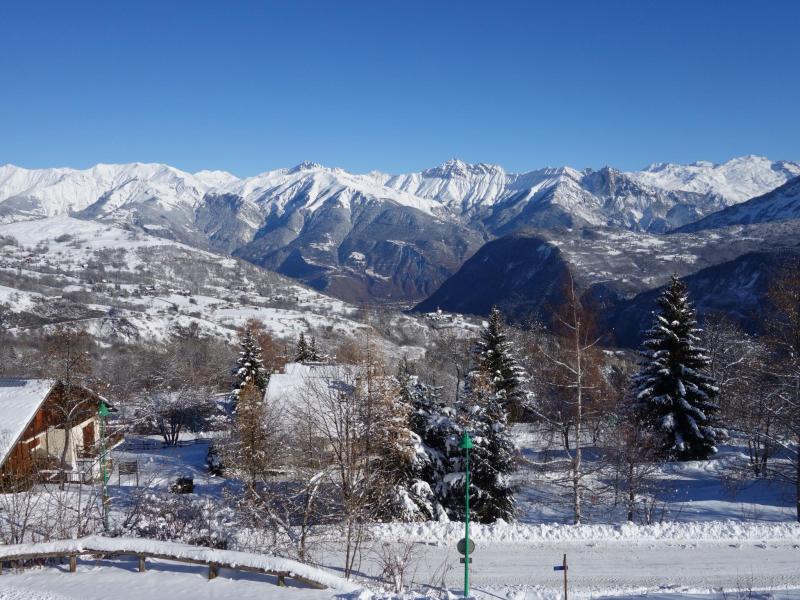Location au ski Appartement 3 pièces 6 personnes (9) - Les Alpages du Corbier - Le Corbier - Extérieur hiver