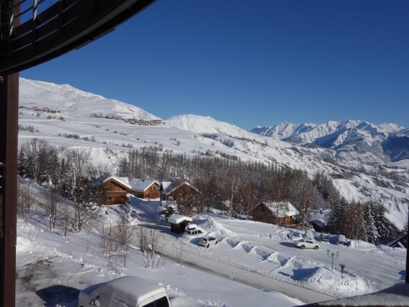 Vakantie in de bergen Appartement 3 kamers 6 personen (18) - Les Pistes - Le Corbier - Buiten winter