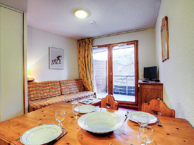 Ski verhuur Appartement 2 kamers 4 personen (13) - Les Pistes - Le Corbier - Woonkamer