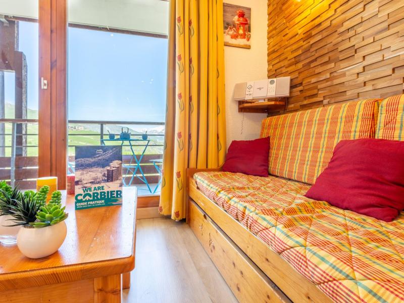 Ski verhuur Appartement 2 kamers 4 personen (9) - Les Pistes - Le Corbier - Woonkamer