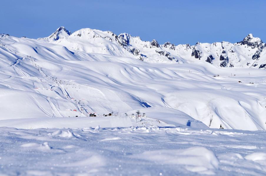 Vacances en montagne Les Terrasses du Corbier - Le Corbier - Extérieur hiver