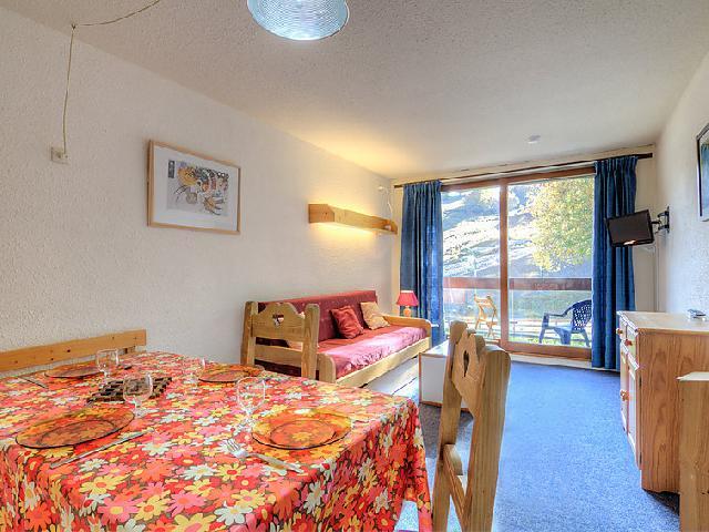 Rent in ski resort 1 room apartment 4 people (38) - Lunik Orion - Le Corbier - Living room