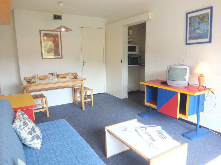 Skiverleih 1-Zimmer-Appartment für 4 Personen (12) - Lunik Orion - Le Corbier - Wohnzimmer