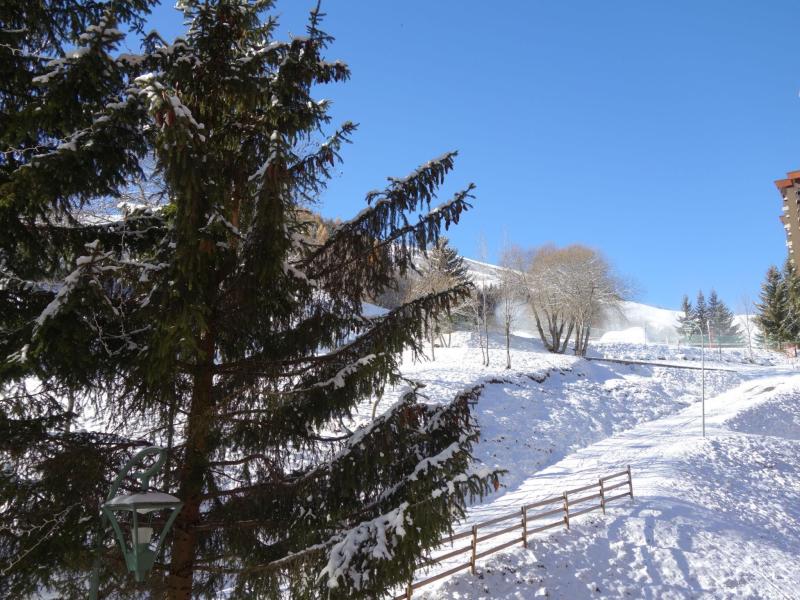 Location au ski Appartement 1 pièces 4 personnes (28) - Lunik Orion - Le Corbier - Extérieur hiver