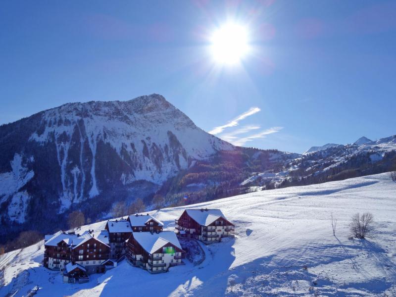 Location au ski Appartement 2 pièces 6 personnes (22) - Lunik Orion - Le Corbier - Extérieur hiver