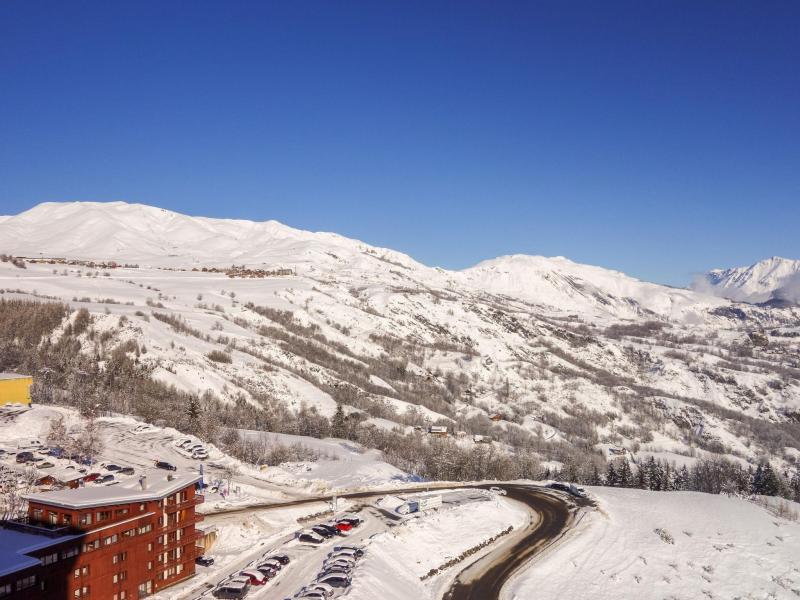 Location au ski Appartement 1 pièces 4 personnes (29) - Lunik Orion - Le Corbier - Extérieur hiver