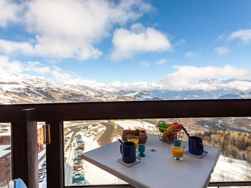Vacances en montagne Appartement 2 pièces 6 personnes (48) - Lunik Orion - Le Corbier - Extérieur hiver