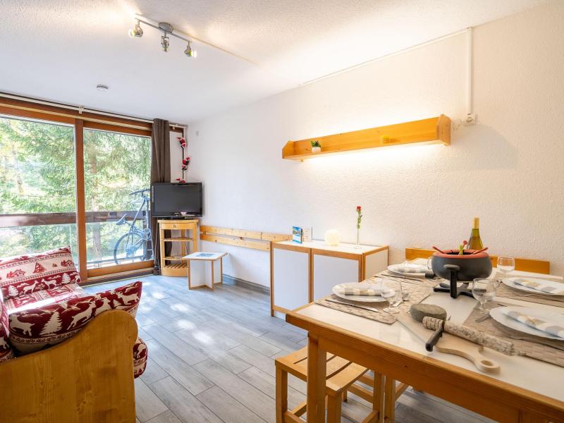 Ski verhuur Appartement 1 kamers 4 personen (28) - Lunik Orion - Le Corbier - Woonkamer