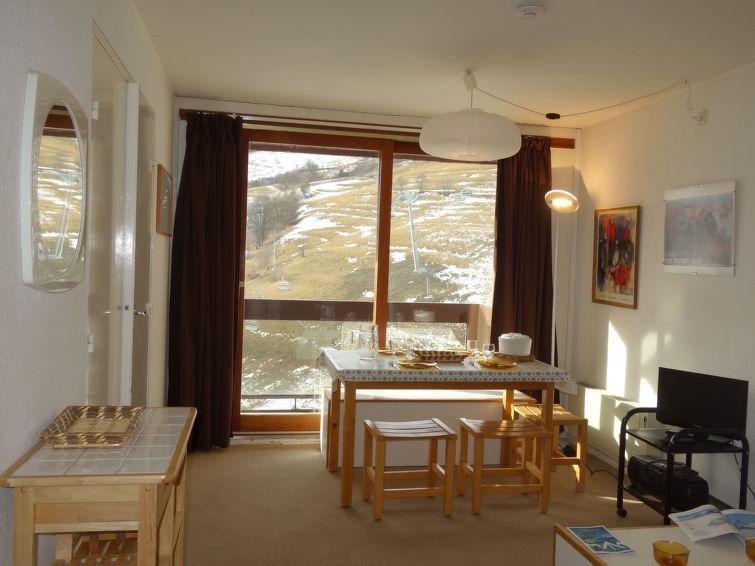 Ski verhuur Appartement 2 kamers 6 personen (22) - Lunik Orion - Le Corbier - Woonkamer