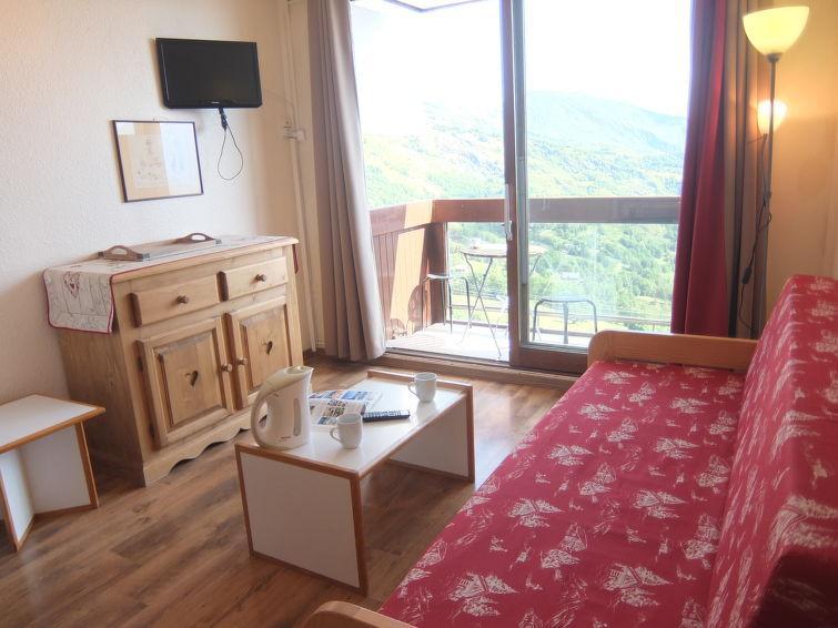 Rent in ski resort 1 room apartment 4 people (44) - Pégase Phénix - Le Corbier - Living room
