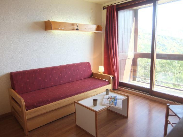 Skiverleih 2-Zimmer-Appartment für 6 Personen (32) - Pégase Phénix - Le Corbier - Wohnzimmer