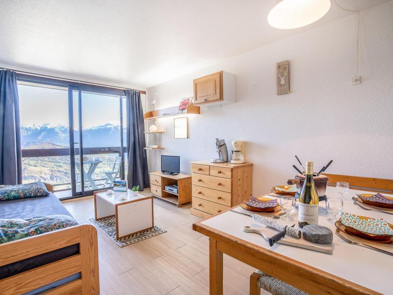 Ski verhuur Appartement 1 kamers 4 personen (21) - Pégase Phénix - Le Corbier - Woonkamer