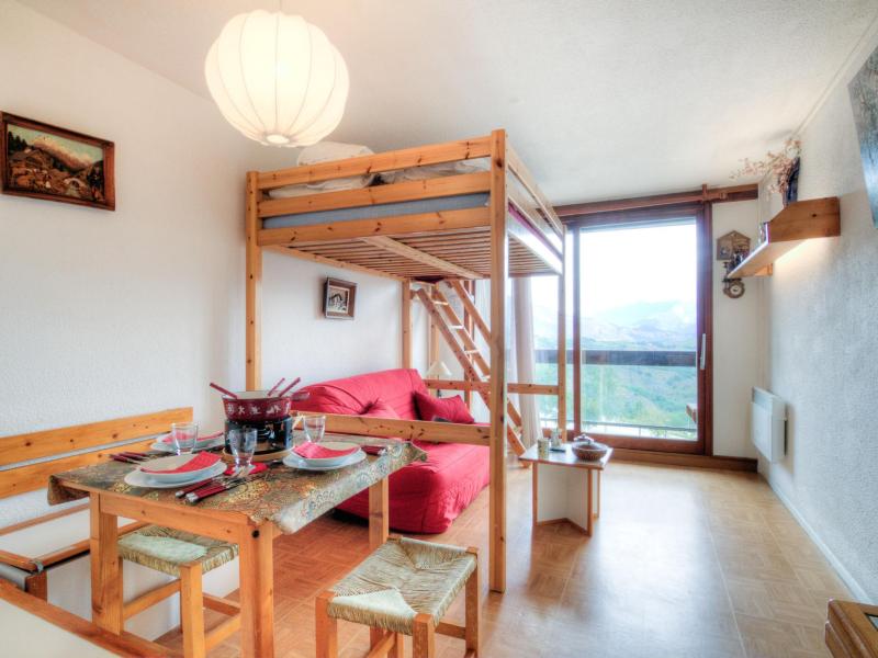 Ski verhuur Appartement 1 kamers 4 personen (55) - Pégase Phénix - Le Corbier - Woonkamer