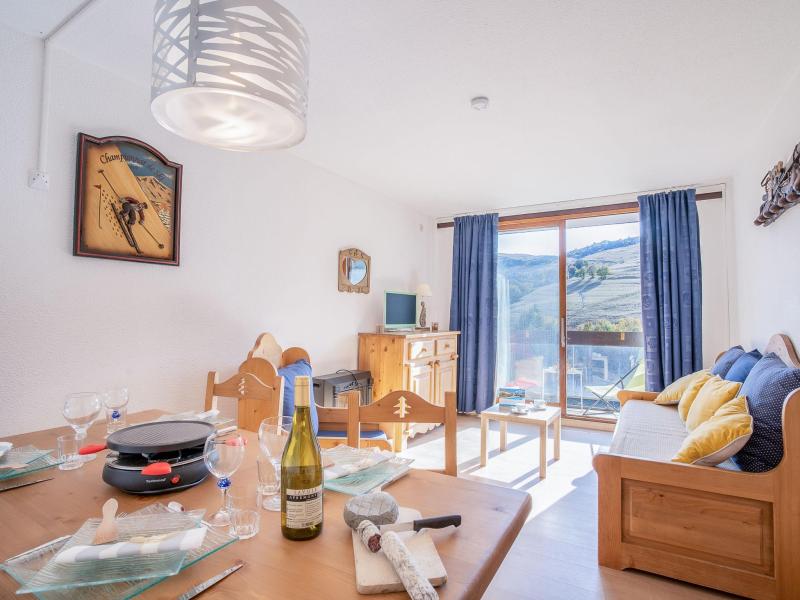 Ski verhuur Appartement 1 kamers 4 personen (68) - Pégase Phénix - Le Corbier - Woonkamer