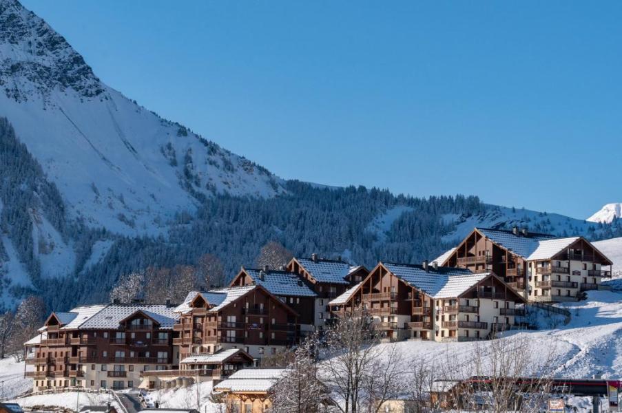 Rent in ski resort Résidence Alpages du Corbier - Le Corbier - Winter outside