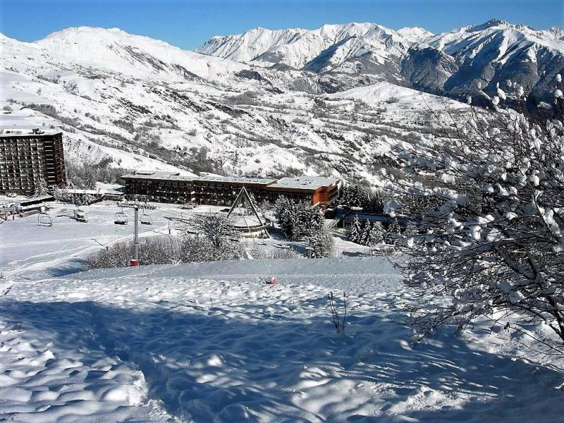 Vacances en montagne Résidence Apollo - Le Corbier - Extérieur hiver