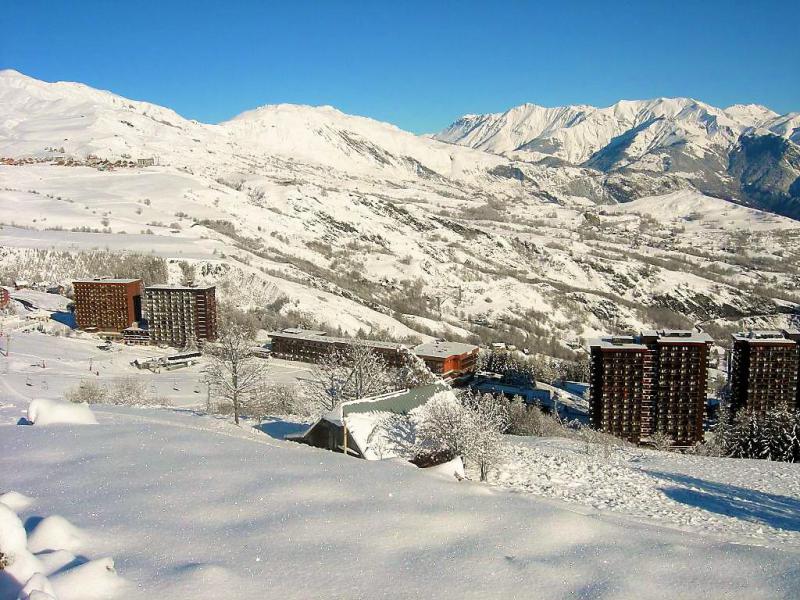 Vacances en montagne Résidence Baikonour - Le Corbier - Extérieur hiver