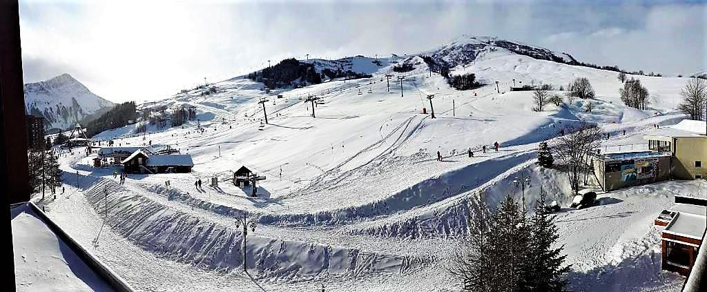 Rent in ski resort Studio 4 people (0803) - Résidence Baikonour - Le Corbier