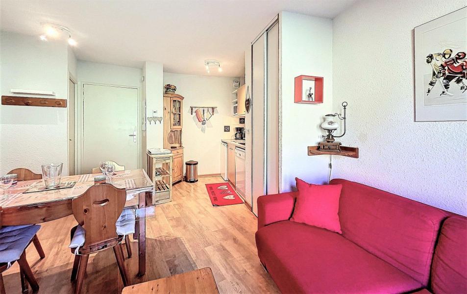 Skiverleih 2 Zimmer Appartement für 2-4 Personen (A23) - Résidence les Pistes - Le Corbier - Wohnzimmer