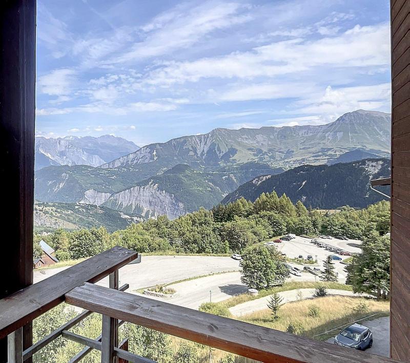 Soggiorno sugli sci Appartamento 2 stanze per 6 persone (B68) - Résidence les Pistes - Le Corbier - Balcone