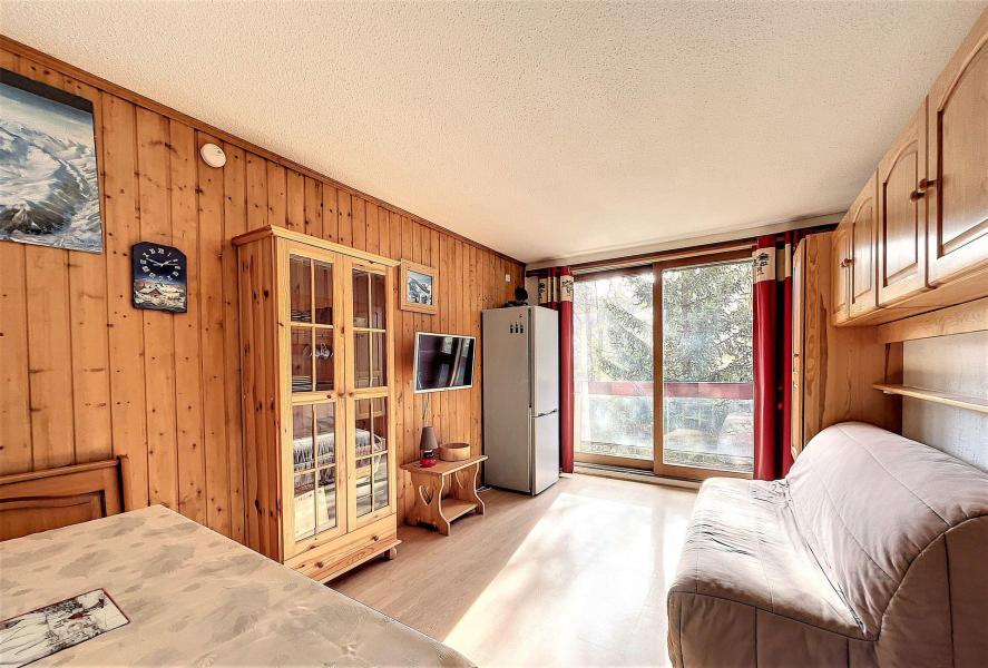 Ski verhuur Studio cabine 5 personen (0407) - Résidence Orion Lunik - Le Corbier - Woonkamer