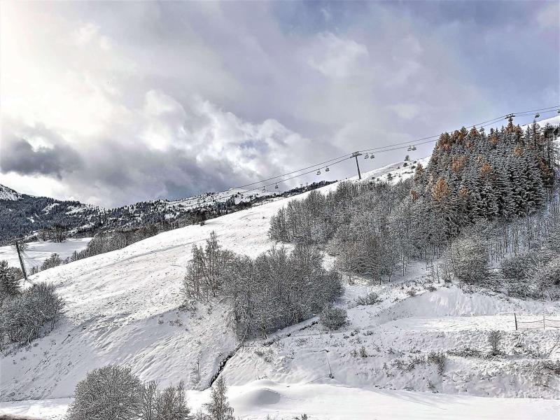 Location au ski Studio 4 personnes (1209) - Résidence Vanguard Soyouz - Le Corbier - Terrasse