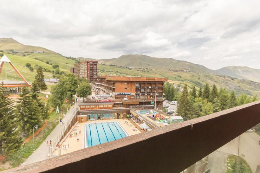 Rent in ski resort 3 room apartment 6 people (0906) - Résidence Zodiaque Vostok - Le Corbier - Terrace