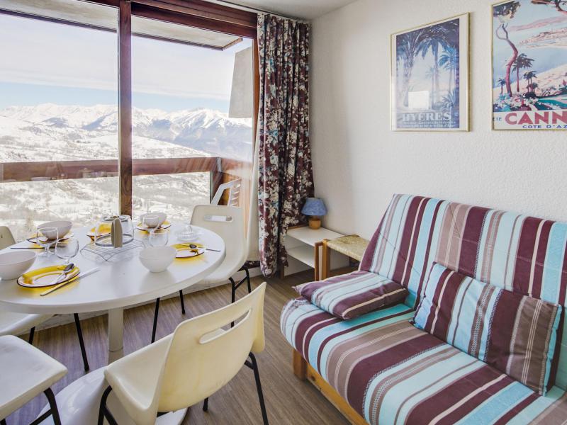 Rent in ski resort 1 room apartment 4 people (5) - Soyouz Vanguard - Le Corbier - Living room