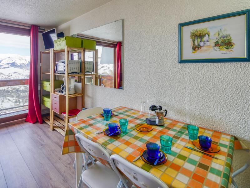 Rent in ski resort 1 room apartment 4 people (74) - Soyouz Vanguard - Le Corbier - Living room