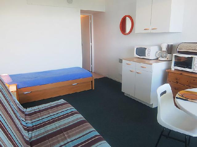 Skiverleih 1-Zimmer-Appartment für 4 Personen (5) - Soyouz Vanguard - Le Corbier - Wohnzimmer