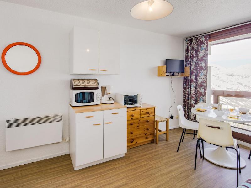 Skiverleih 1-Zimmer-Appartment für 4 Personen (5) - Soyouz Vanguard - Le Corbier - Wohnzimmer