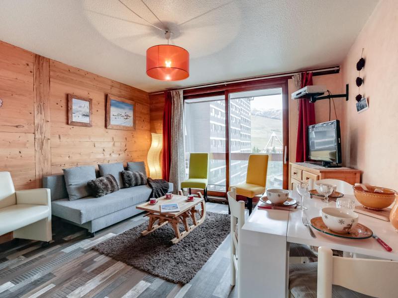 Rent in ski resort 3 room apartment 6 people (84) - Soyouz Vanguard - Le Corbier - Living room