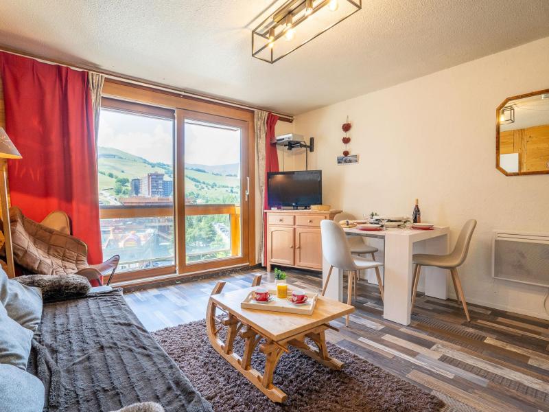 Skiverleih 3-Zimmer-Appartment für 6 Personen (84) - Soyouz Vanguard - Le Corbier - Wohnzimmer